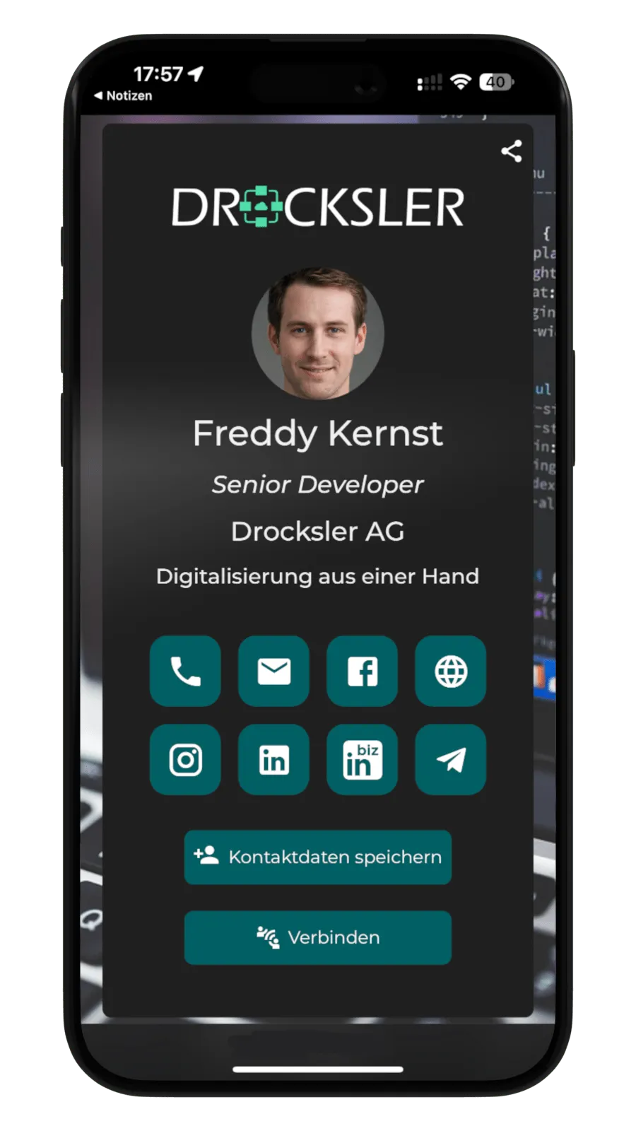 oneVcard Design 1